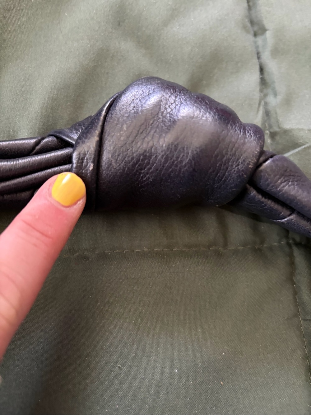 Free People Lilith Black Leather Sling/Shoulder Bag with vintage silver Hardware - Picture 7 of 13